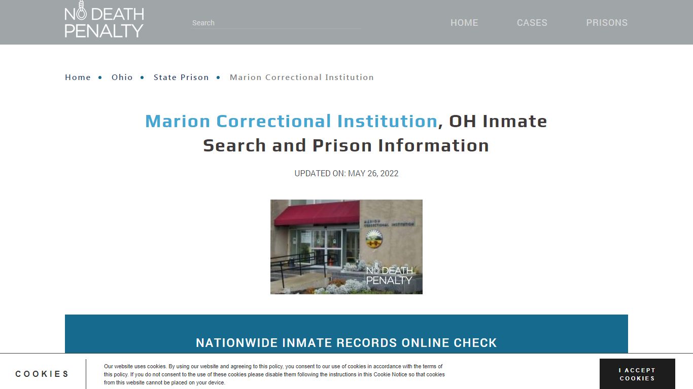 Marion Correctional Institution, OH Inmate Search ...
